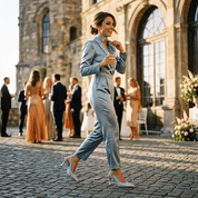 Slingback in microglitter argento - TreemmeCreazioni