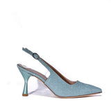 Slingback in microglitter menta