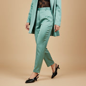 Slingback in naplak nero con cerniera. - TreemmeCreazioni