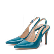 Slingback in naplak ottanio - TreemmeCreazioni
