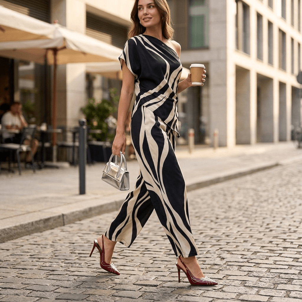 Slingback in naplak rosso india con borchie. - TreemmeCreazioni