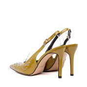 Slingback in naplak senape - TreemmeCreazioni