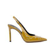 Slingback in naplak senape