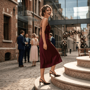Slingback in naplak testa di moro - TreemmeCreazioni