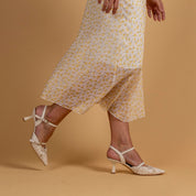 Slingback in nappa burro con cinturino. - TreemmeCreazioni