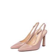 Slingback in nappa rosa antico - TreemmeCreazioni