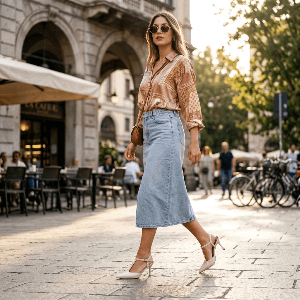 Slingback in pelle cipria perlata. - TreemmeCreazioni