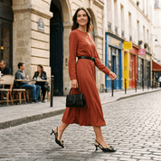 Slingback in rafia cerata nera con rosa - TreemmeCreazioni