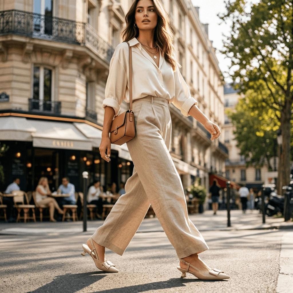 Slingback in vernice rosa con maxi fiocco - TreemmeCreazioni