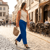 Slingback in vernice stampa maculata. - TreemmeCreazioni