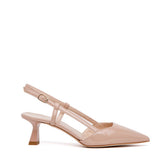 Slingback in verniciato phard.