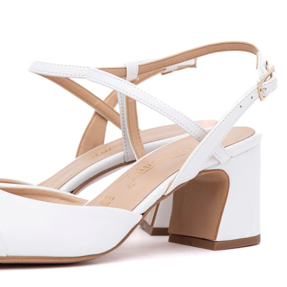 Slingback Sposa con tacco largo. - TreemmeCreazioni