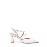 Slingback Sposa in pelle con cinturini.