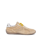 Sneakers Ambitious in camoscio e canvas beige