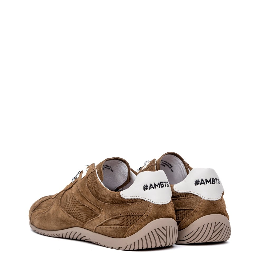 Sneakers Ambitious in camoscio e canvas tobacco - TreemmeCreazioni