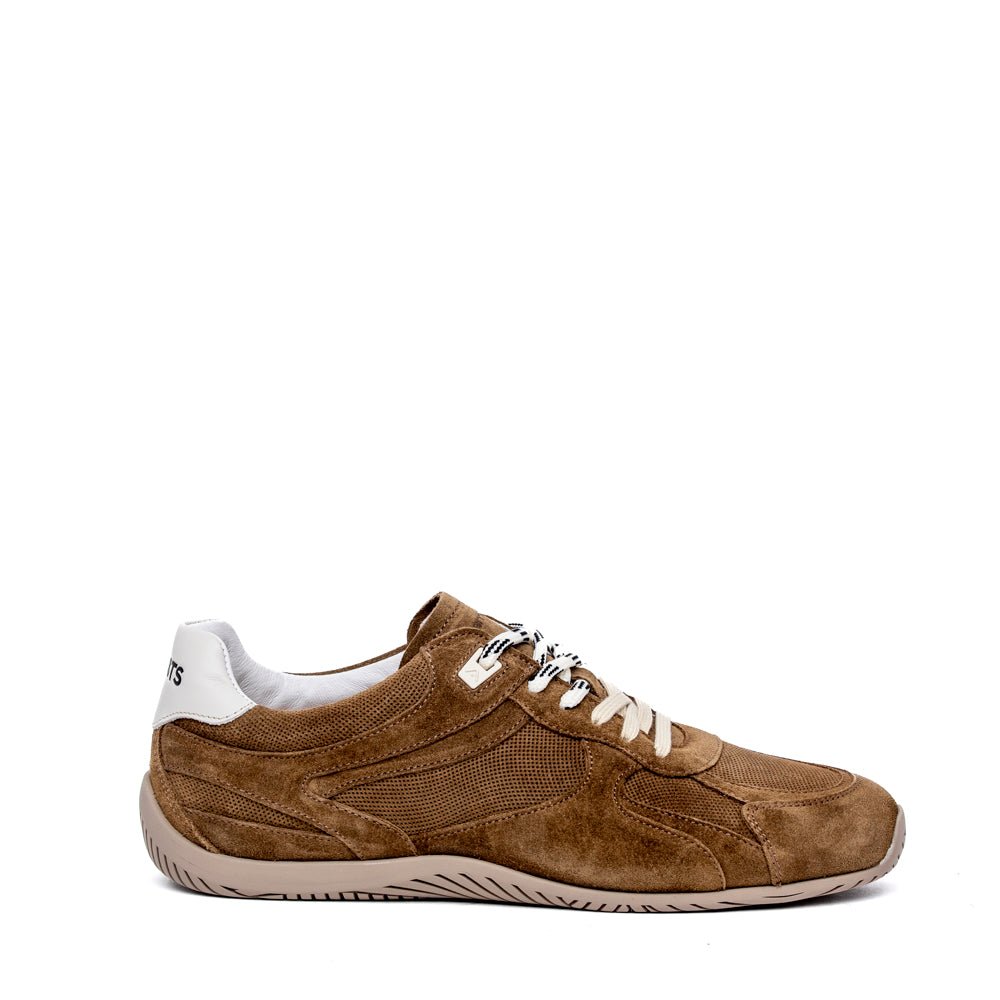 Sneakers Ambitious in camoscio e canvas tobacco - TreemmeCreazioni