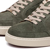 Sneakers Ambitious in camoscio rasato verde militare - TreemmeCreazioni