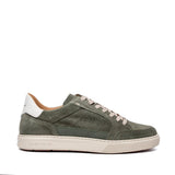 Sneakers Ambitious in camoscio rasato verde militare