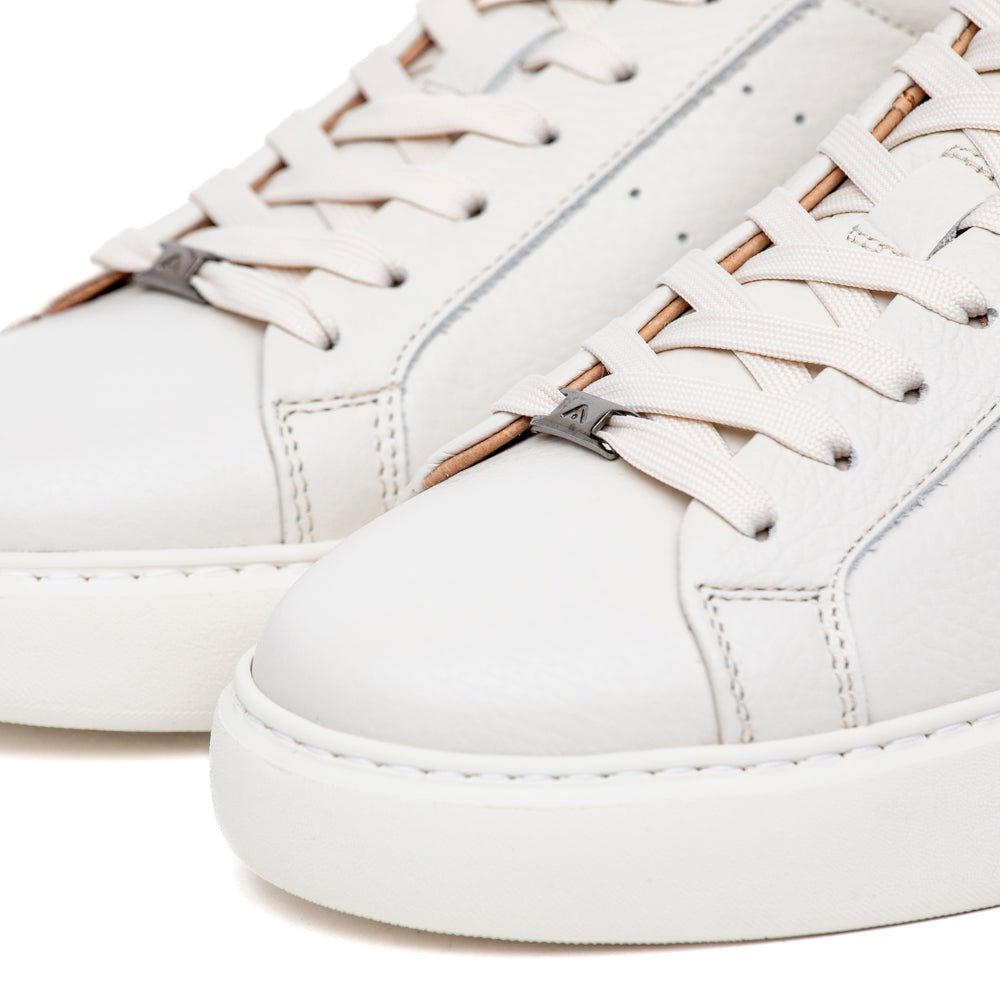 Sneakers Ambitious in pelle bottolata burro - TreemmeCreazioni
