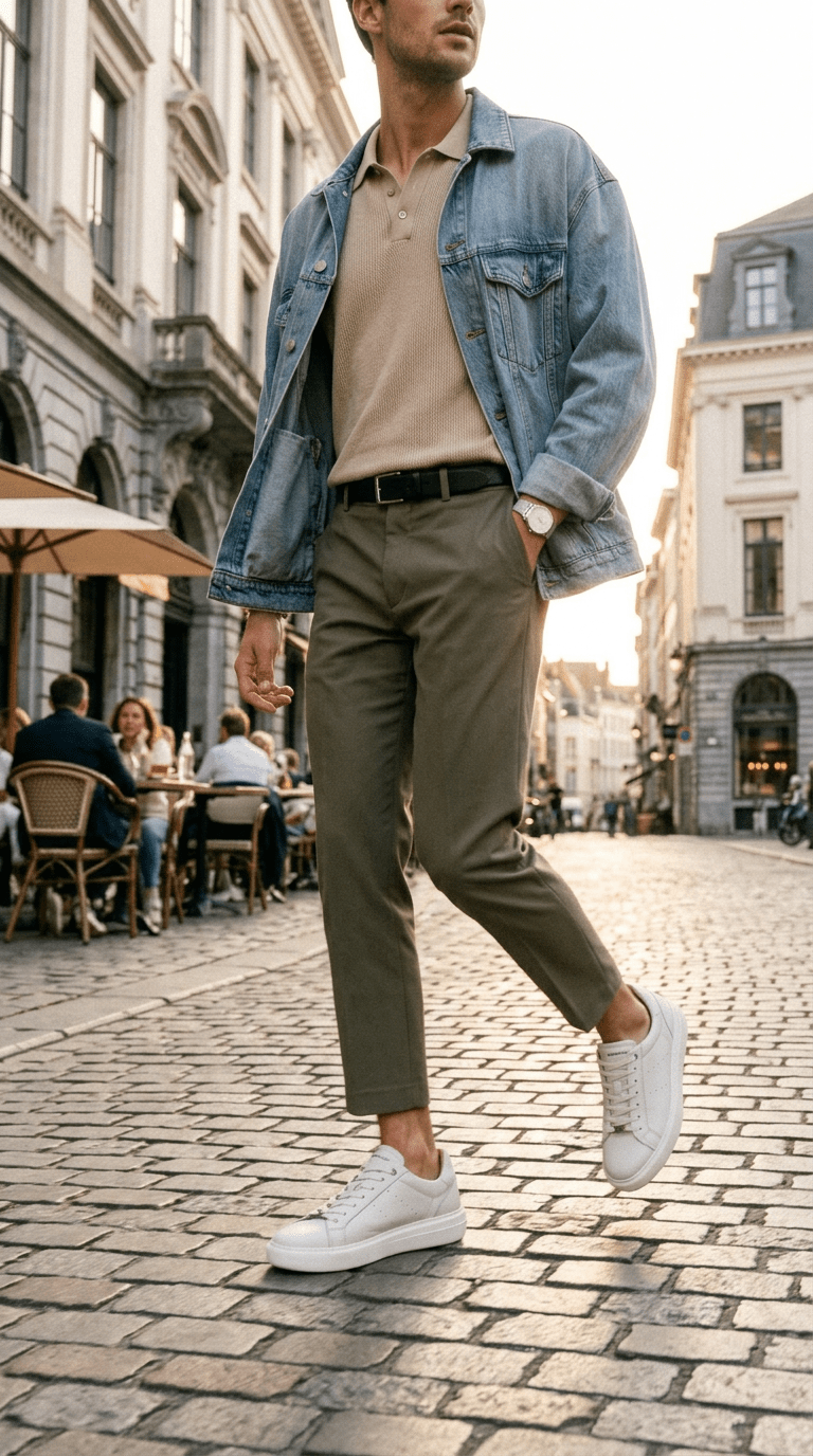 Sneakers Ambitious in pelle bottolata burro - TreemmeCreazioni