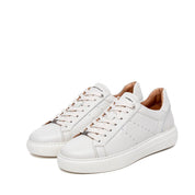 Sneakers Ambitious in pelle bottolata burro - TreemmeCreazioni