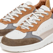 Sneakers Ambitious in pelle burro e camoscio - TreemmeCreazioni