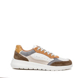 Sneakers Ambitious in pelle burro e camoscio
