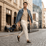 Sneakers Ambitious in pelle marrone cioccolato - TreemmeCreazioni