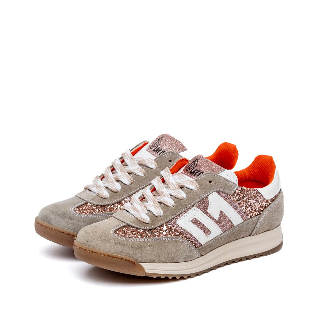 Sneakers in camoscio beige - TreemmeCreazioni