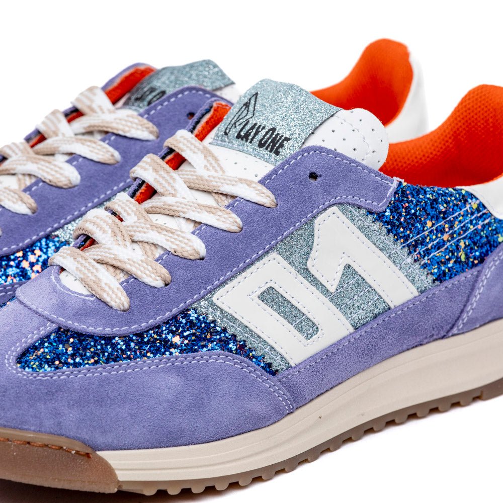 Sneakers in camoscio lavanda - TreemmeCreazioni