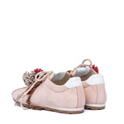 Sneakers in camoscio rasato nude - TreemmeCreazioni