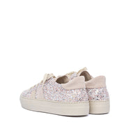 Sneakers in glitterone rosa e camoscio beige - TreemmeCreazioni