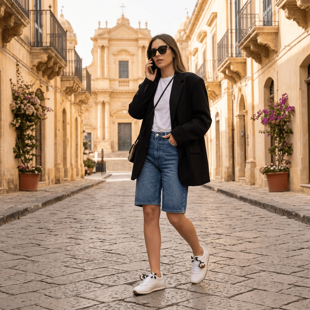 Sneakers in pelle di vitello bianca con charms. - TreemmeCreazioni