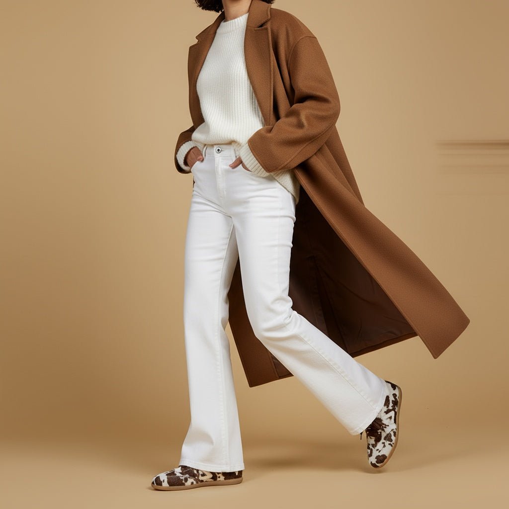 Sneakers in pelle e cavallino stampa cow. - TreemmeCreazioni