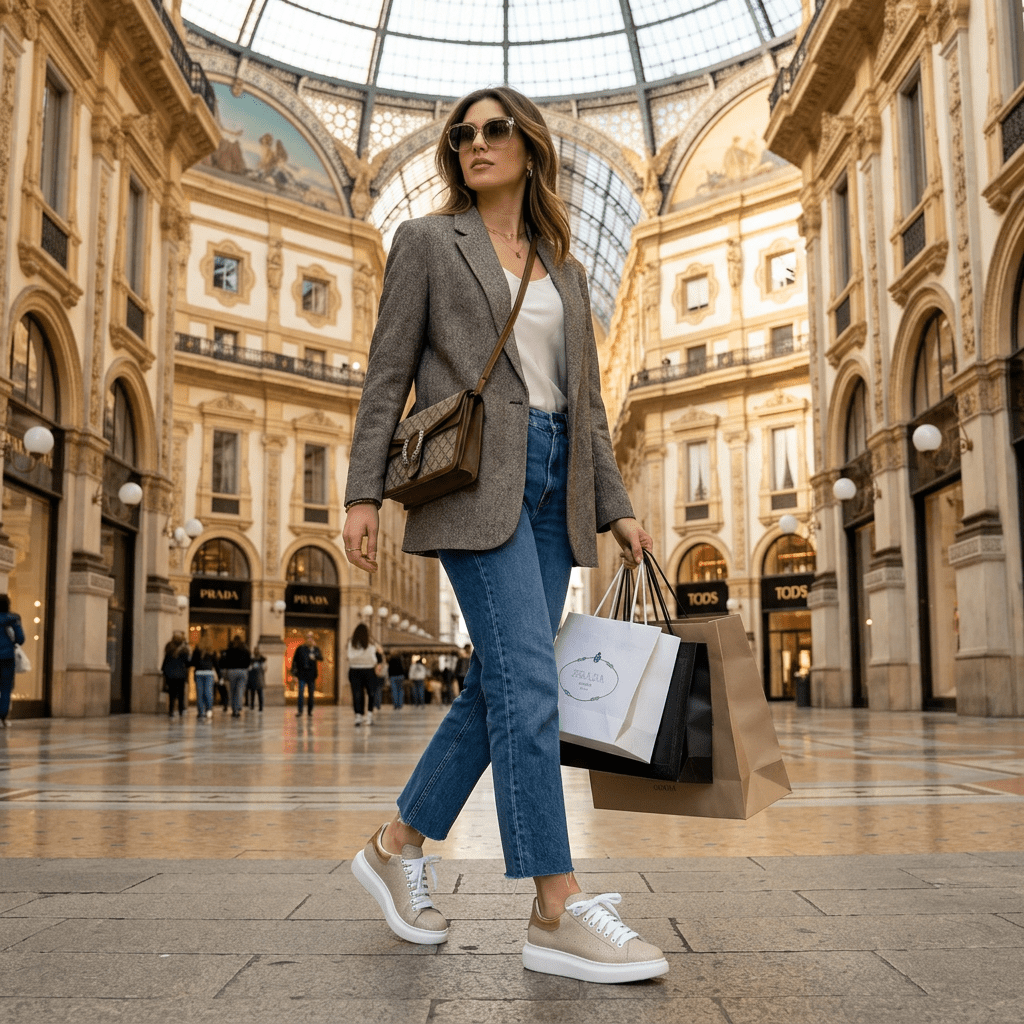 Sneakers in pelle wasabi fondo volume. - TreemmeCreazioni