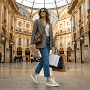 Sneakers in pelle wasabi fondo volume. - TreemmeCreazioni