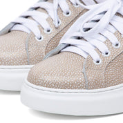 Sneakers in pelle wasabi fondo volume. - TreemmeCreazioni