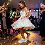 Sneakers in pizzo bianco Stokton. - TreemmeCreazioni