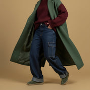 Sneakers in scamosciato verde bosco. - TreemmeCreazioni