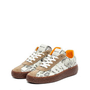 Sneakers in stampa pitonata e camoscio. - TreemmeCreazioni