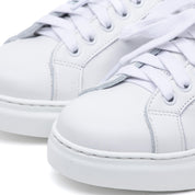 Sneakers in vitello bianco fondo volume. - TreemmeCreazioni