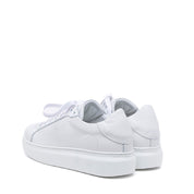 Sneakers in vitello bianco fondo volume. - TreemmeCreazioni
