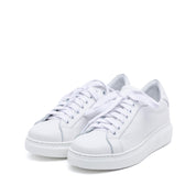 Sneakers in vitello bianco fondo volume. - TreemmeCreazioni