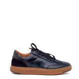 Sneakers uomo Ambitious in pelle blu navy.