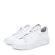 Sneakers uomo in pelle bianca - TreemmeCreazioni