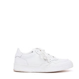 Sneakers uomo in pelle bianca.