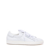 Sneakers uomo in pelle bianca.