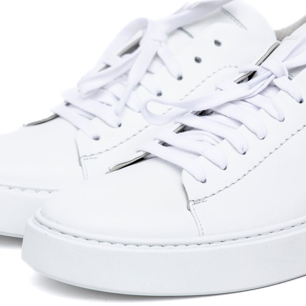Sneakers uomo in pelle bianca - TreemmeCreazioni