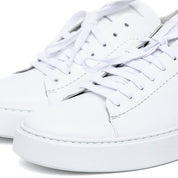 Sneakers uomo in pelle bianca - TreemmeCreazioni