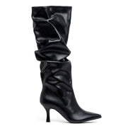 Stivale alto con effetto goffrato. - TreemmeCreazioni